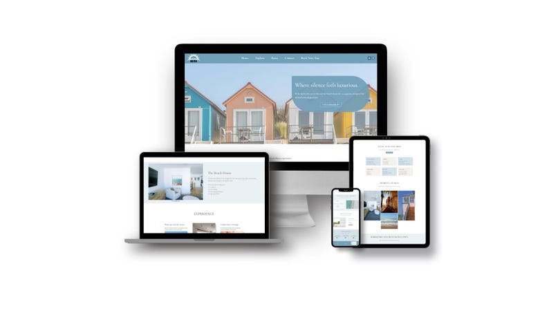 Tema de WordPress para alquileres vacacionales / Diseño de sitio web de reservas estilo Airbnb (Descarga digital) imagen 1