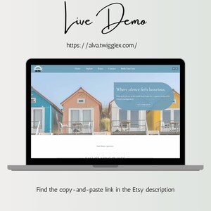 Tema de WordPress para alquileres vacacionales / Diseño de sitio web de reservas estilo Airbnb (Descarga digital) imagen 3