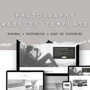 Photography WordPress Theme for Portfolio Websites | Minimal Kadence Template for Photographers, Clean Creative Website Design