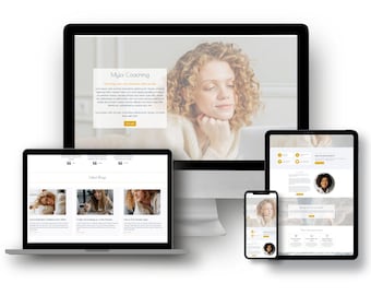 Minimal Elegant WordPress Theme – Soft Modern Website Template (Digital Download)