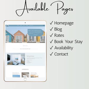 Tema de WordPress para alquileres vacacionales / Diseño de sitio web de reservas estilo Airbnb (Descarga digital) imagen 4
