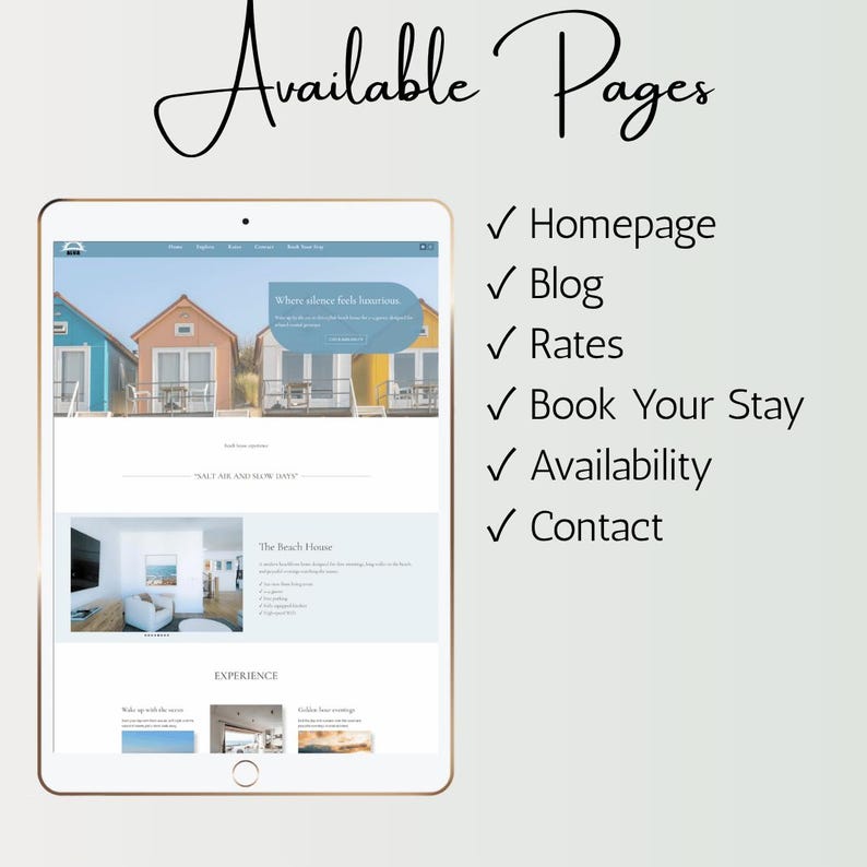 Tema de WordPress para alquileres vacacionales / Diseño de sitio web de reservas estilo Airbnb (Descarga digital) imagen 4