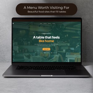 Restaurant & Cafe Website Template with Live Editor — Food Business