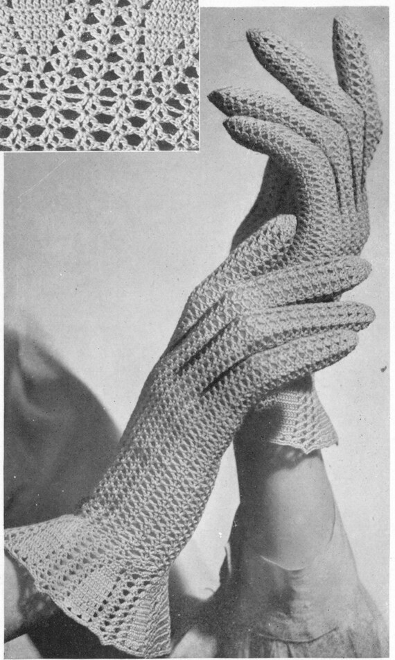 How to outlet make lace gloves