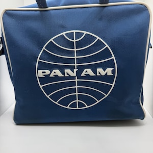 Vintage Pan Am Flight Bag - Etsy