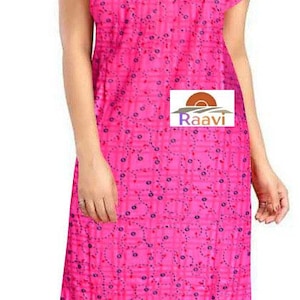 chinese dress ladies Trust of Deal Women's Jaipuri Printed Soft 100% Cotton Indian full length  Nighty For Womens with lightweight Nightgowns/sleepwear For Ladies Cotton  Nighties XL Night Dress (Pack of 2) Multicolor at Amazon Women's