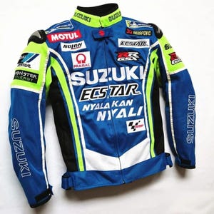 Chaqueta de moto de carreras Suzuki GSXR, tejido de malla, chaqueta de verano para montar en moto. Equipamiento para motoristas. imagen 3
