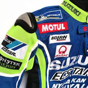 Chaqueta de moto de carreras Suzuki GSXR, tejido de malla, chaqueta de verano para montar en moto. Equipamiento para motoristas. imagen 4
