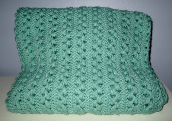 hairpin lace blanket