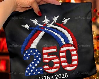 Gráfico del 250 aniversario del avión de combate patriótico de EE. UU. (Descarga por sublimación)