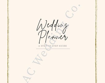 Agenda stampabile per la pianificazione del matrimonio / Budget, Organizzatore per la sposa, Lista di controllo (Download immediato)