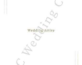 Guida stampabile all'abbigliamento per il matrimonio / Dall'acquisto dell'abito all'abbigliamento degli invitati