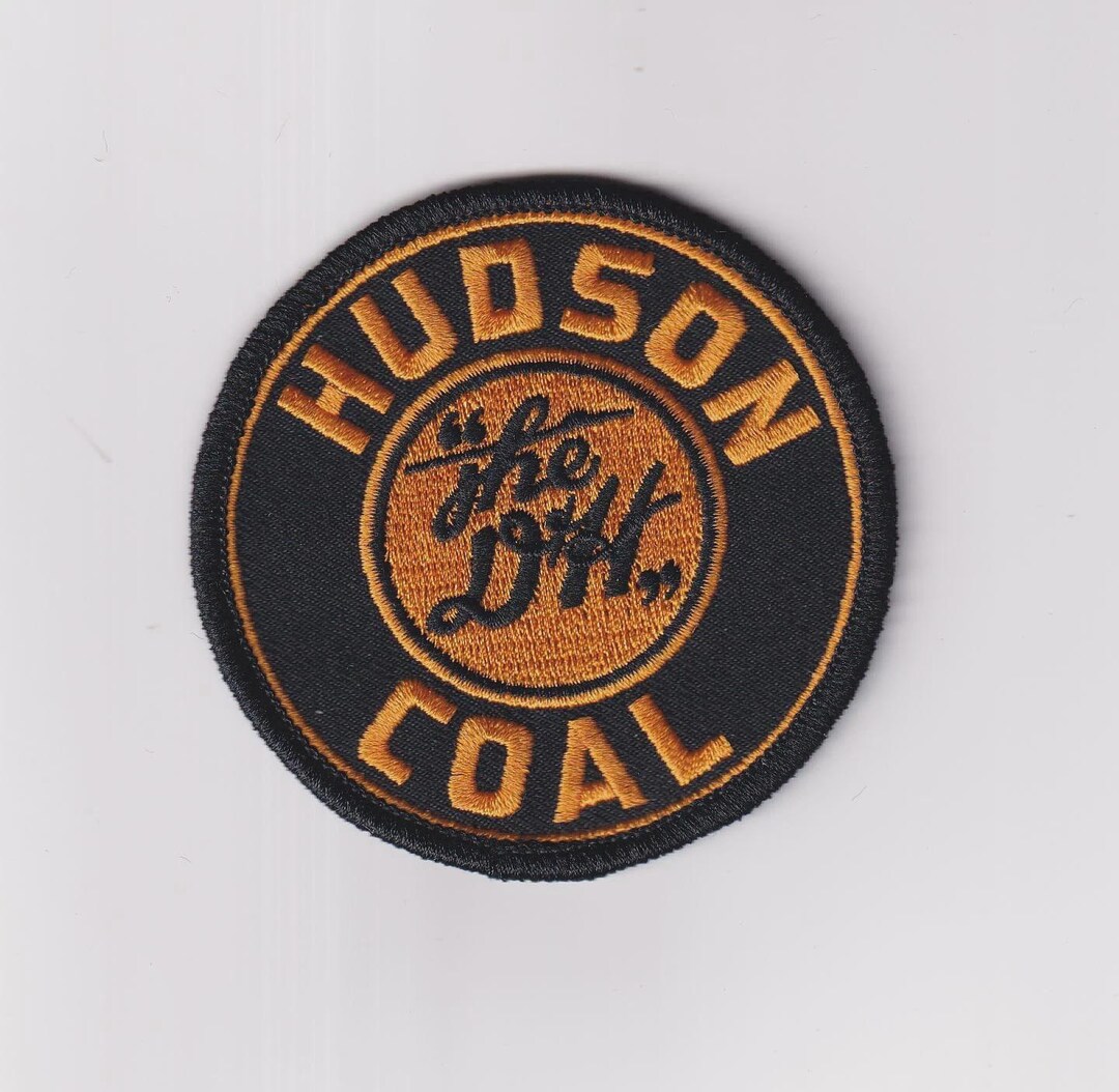 Hudson Coal Patch | Vintage Mining Patch | Embroidered Workwear Patches ...