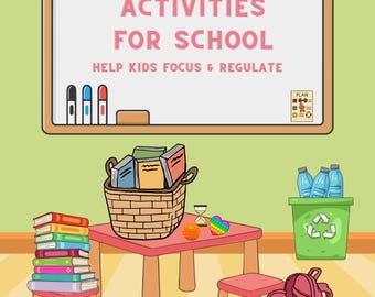 Heavy Work Activities for School | Sensory Diet Printable | OT Classroom Support | Proprioceptive Activities Kids