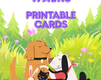 Animal Movement Cards for Kids | Gross Motor Activity Printable (Digital Download)