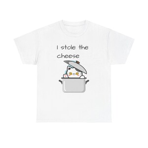 Lustiges Katzen T-Shirt, Katze im Topf Meme T-Shirt, Tier Grafik Shirt