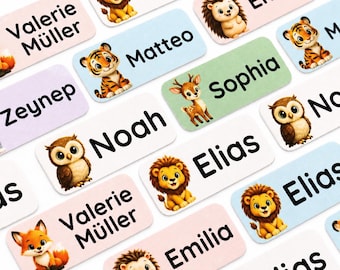 Personalisierte Namensaufkleber für Kinder – für Kita, Schule und Alltag