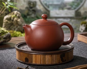 Handmade Yixing Xishi Teapot 160ml, Purple Clay Chinese Tea Pot