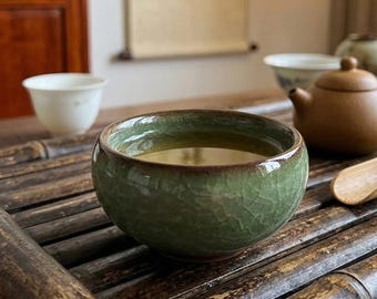 Handmade Ceramic Tea Bowl – Small Matcha Cup