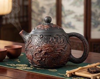 Handmade Guangxi Clay Teapot “Lun Dan” 250ml