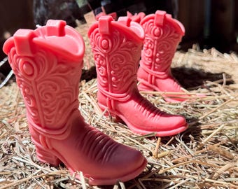 Pink Cowboy Boot Candle / Y’allternative candle / Pink Pony Club / Disco Cowboy