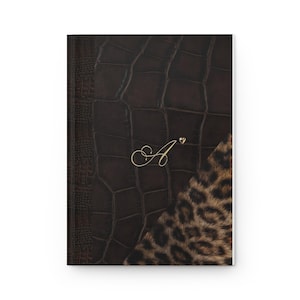 Leopard & Croc Initial A Journal
