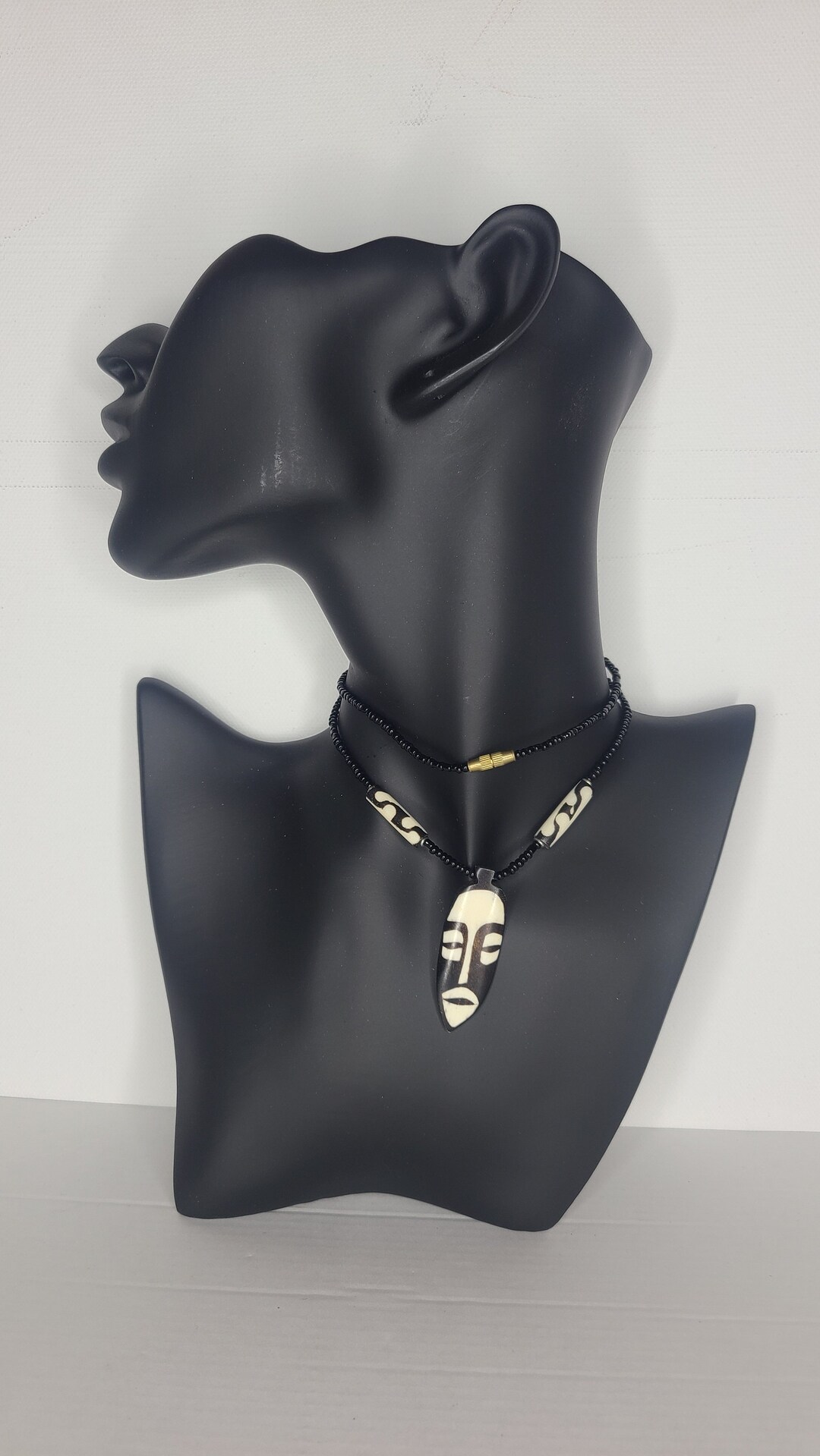 Handmade African Bone Pendant: Tribal Jewelry - Etsy