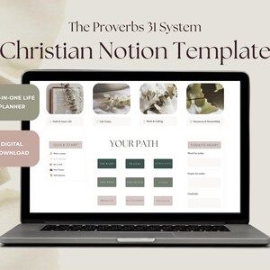 Modèle de notion chrétienne | Système de vie des Proverbes 31 (Téléchargement numérique)
