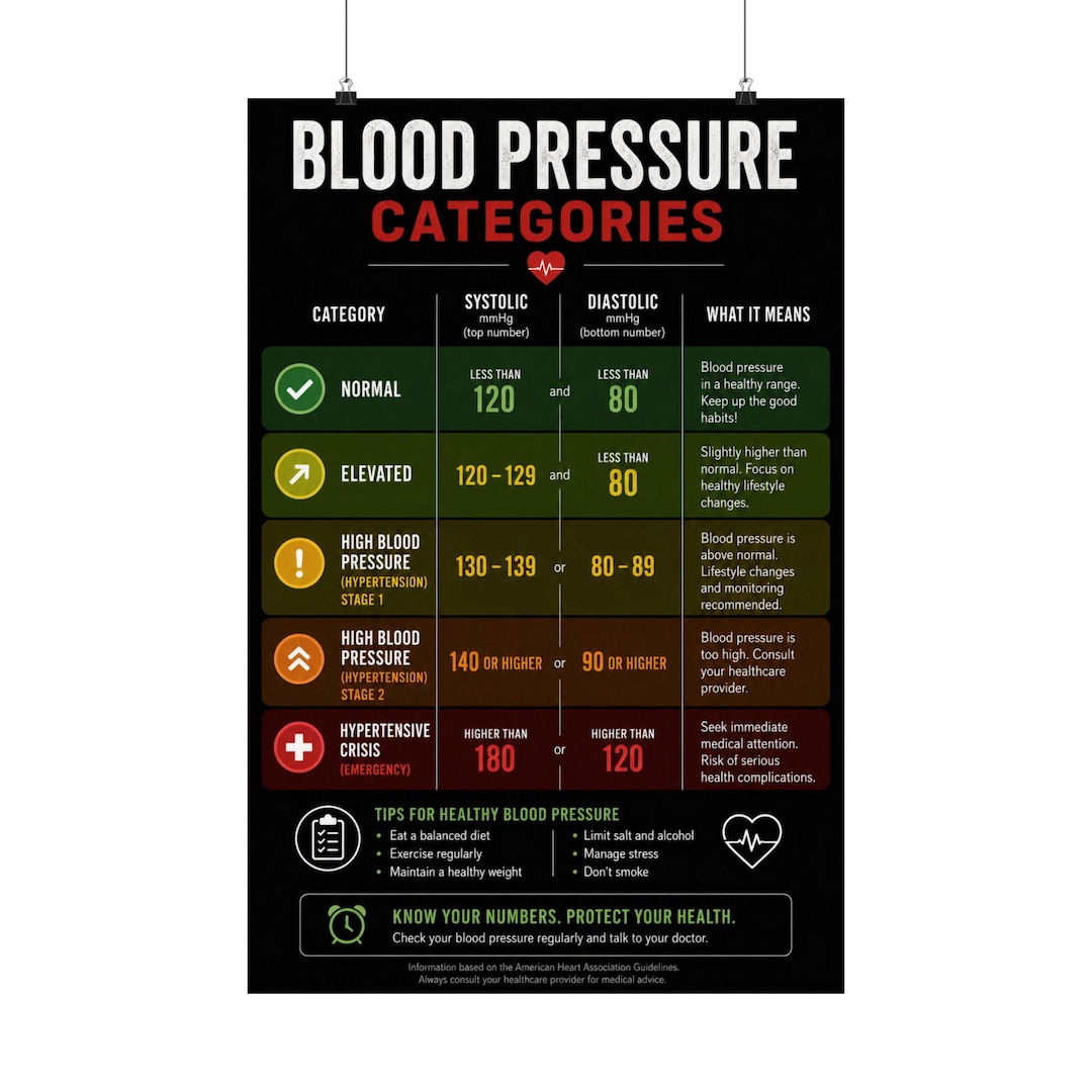 blood-pressure-categories-poster-health-chart-medical-wall-art-etsy-uk