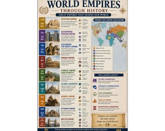 World Empires Timeline Poster