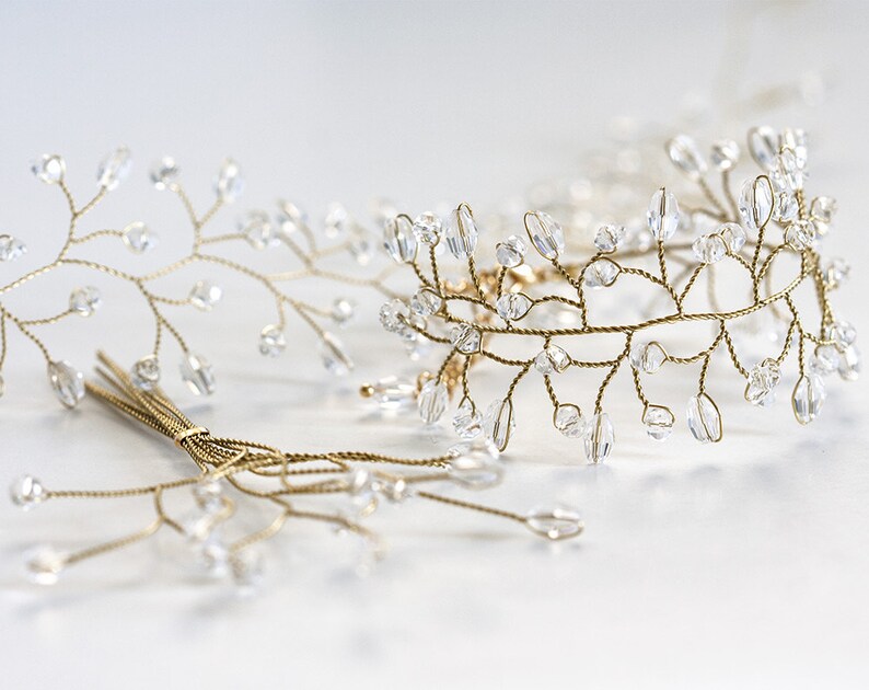 6162112651 Gold jewelry wedding accessories Crystal jewelry Grooms accessories Bridal Accessories bride Earrings Crown Bracelet
