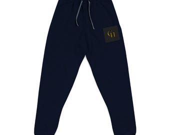 Pantalones deportivos bordados CareLogHaven / Pantalones de chándal unisex cómodos / Ropa de estar por casa de primera calidad