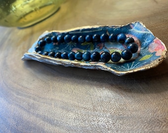 Oyster shell trinket dish