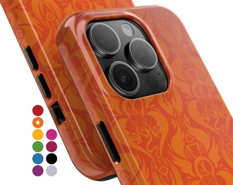 Hazbin Hotel Beelzejuice Orange  |  Helluva Boss Alastor Phone Case