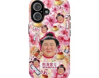Atamifuji Sumo Wrestler Phone Case  |  Gift for Sumo Fans