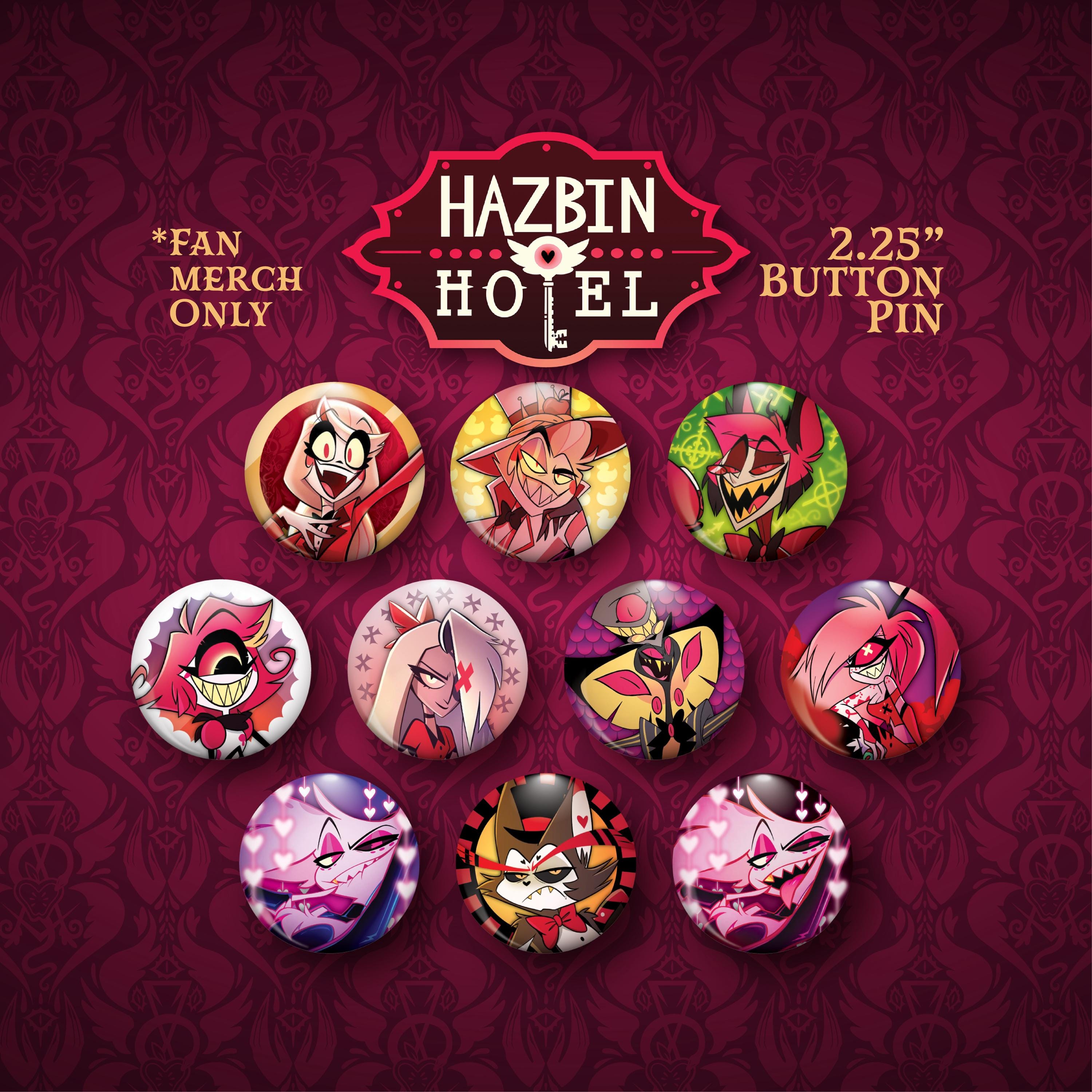 Hazbin Hotel Button Badge - Etsy
