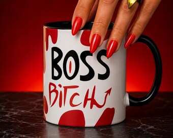 Helluva Boss  |  Hazbin Hotel  |  Boss Bitch Blitzo Mug | Accent coffee mug 11oz