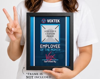 Custom  |  VoxTek Vox Tech  |  Employee of the Month  |  Rolled Poster  |  Personalized