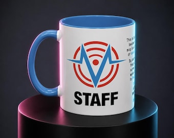 Hazbin Hotel  |  VoxTek  |  Vox Tech Staff Mug  |  Hellaverse