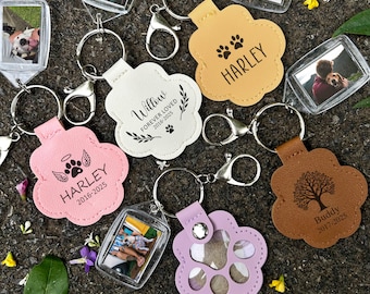 Portachiavi personalizzato con pelo di animale domestico, portachiavi personalizzato con pelo di animale domestico, portachiavi con pelo di animale domestico inciso, gioiello ricordo con pelo di cane e gatto, regalo di condoglianze per animali domestici per gli amanti degli animali