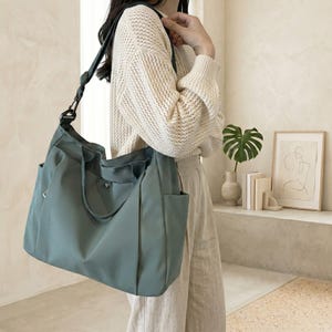 Personalised Waterproof Nylon Tote Bag | Large Capacity Commuter Shoulder Crossbody Bag