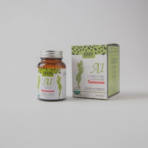 Miscela HHS A1 di L-Carnitina e Lepidium / Fornitura per 1 mese / 30 capsule