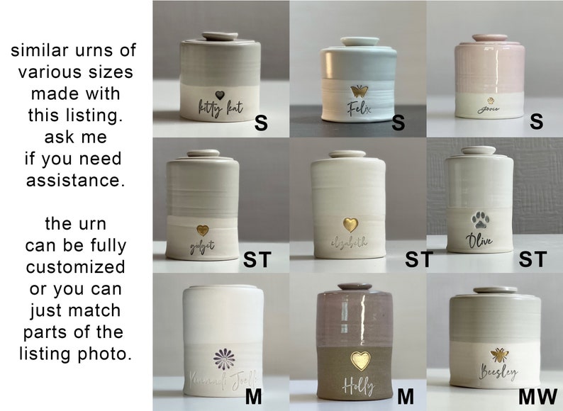 custom stillborn cremation urn. Small urn for ashes. Infant size urn. By vitrifiedstudio image 8