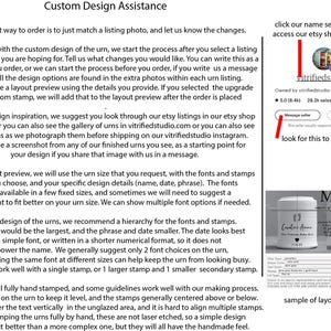 A design preview can be requested for the custom urns made by vitrifiedstudio, this sheet describes how to request it.