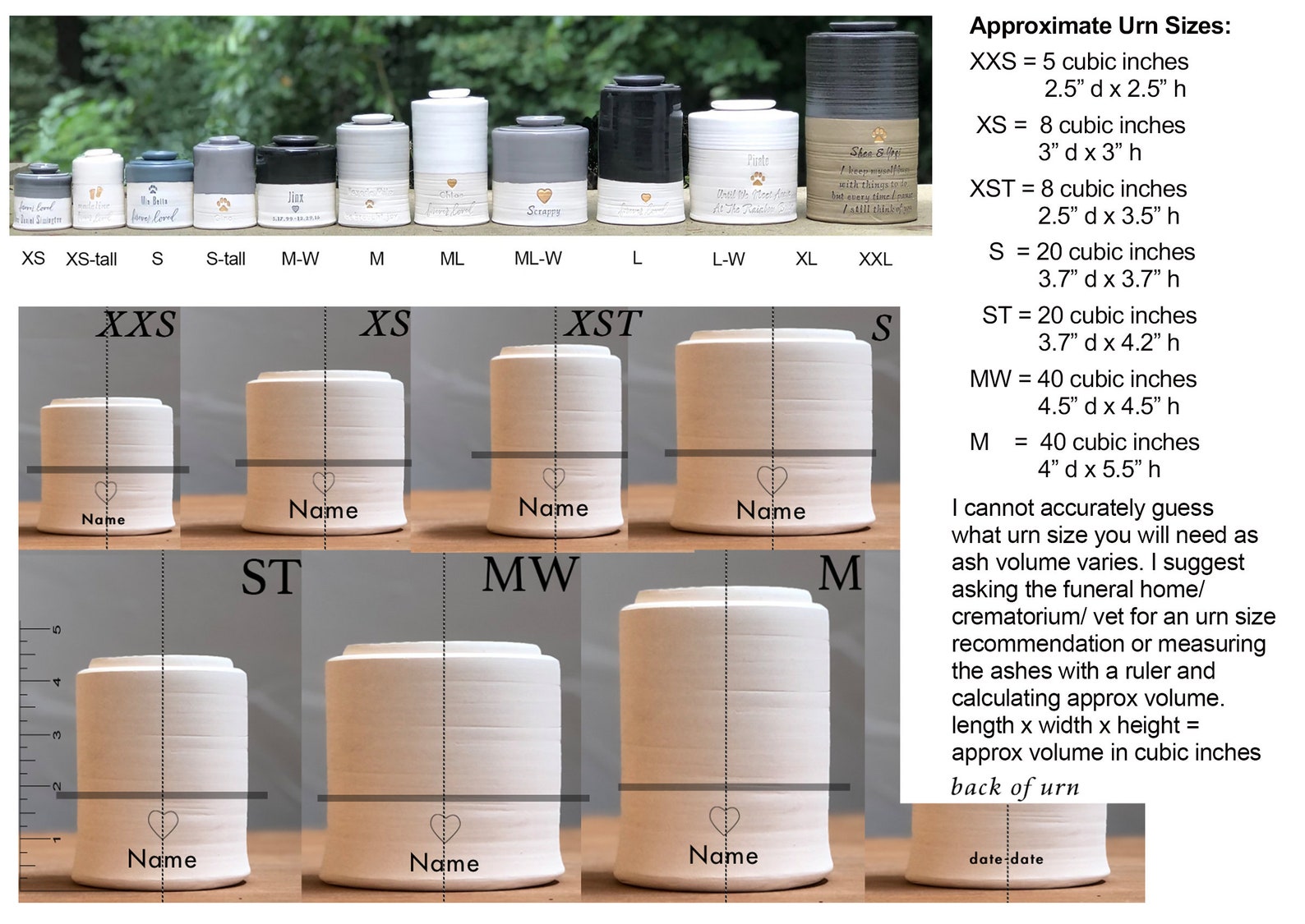 Urn for Ashes With Cork Lid. Personalized and Customized. Etsy