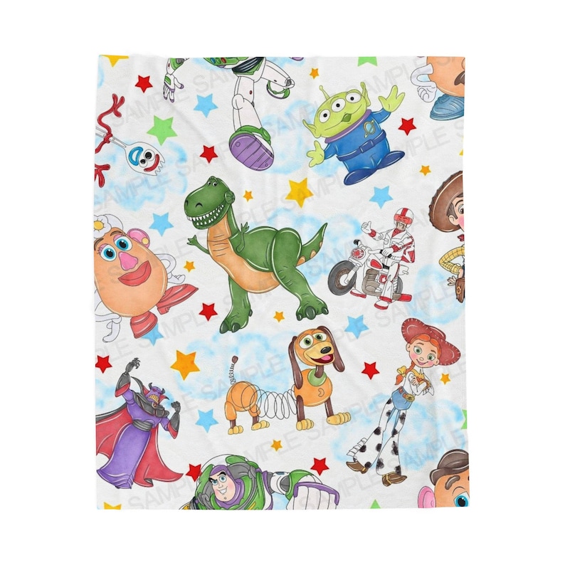 Toy Story Velveteen Plush Blanket image 1