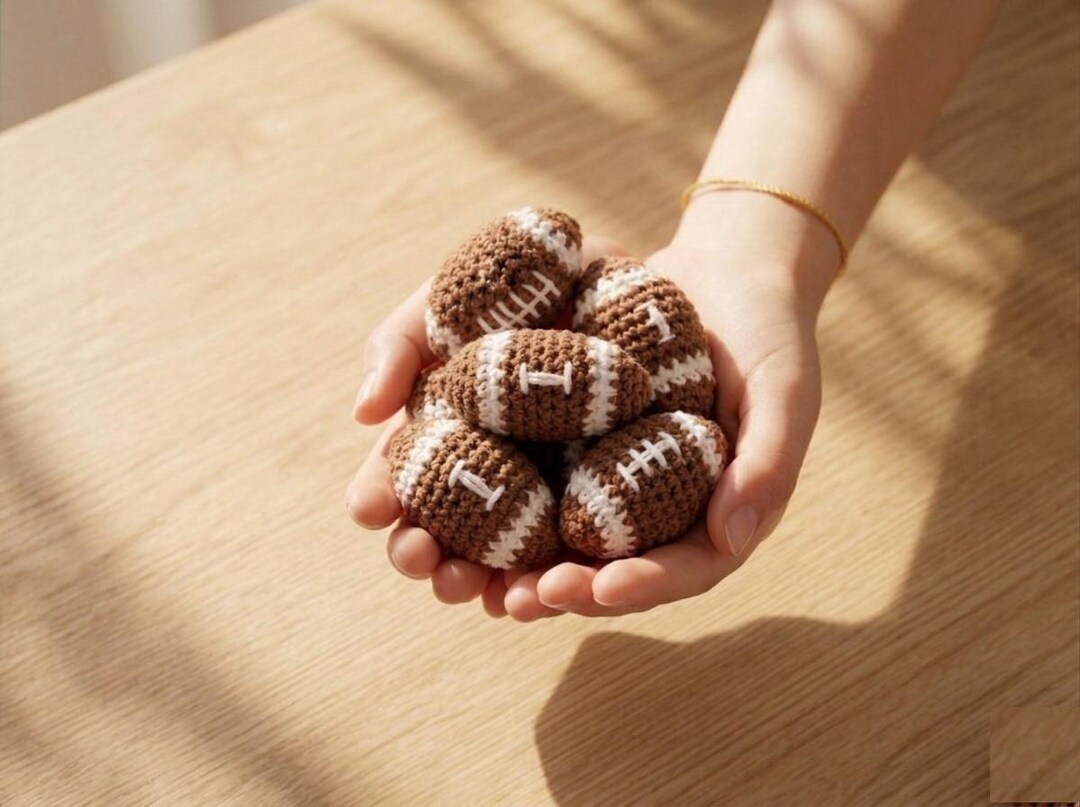 Mini Football Pattern Mini Crochet Football Pattern | Amigurumi Sports Toy Guide (PDF ...