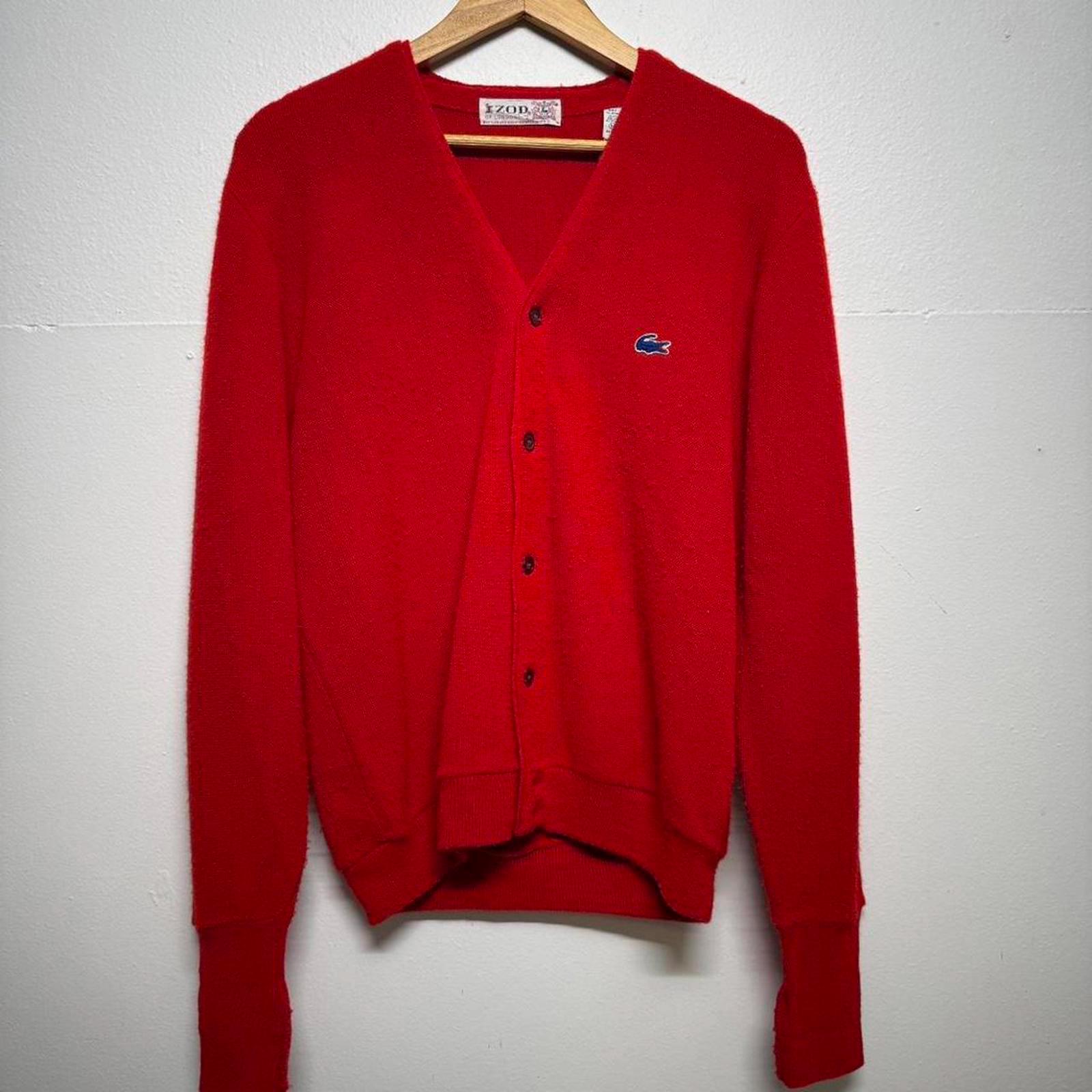 Vintage lacoste cardigan - Etsy 日本