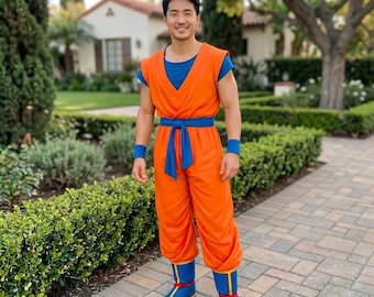 Goku-cosplaykostuum - op Dragon Ball Z geïnspireerde outfit - hifi anime-kleding