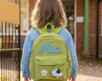 Personalized Name Backpack for Kids, Custom School Bag for Boys Girls, Monogram Backpack for Kindergarten Preschool, Back to School Gift